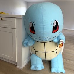 Massive 4’ Squirtle pokemon Stuffed Animal Plushee