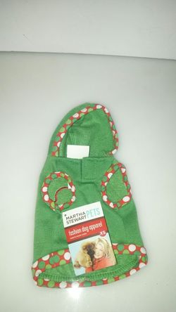 Extra small holiday pet outfit