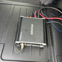 Kicker Sub Box And Amp 