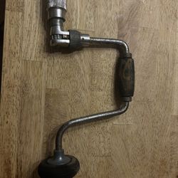 Stanley No. 2101A Yankee Style Bell System 8" Bit Brace Hand Drill 