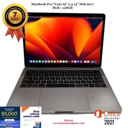 MacBook Pro "Core i5" 2.3 13" Mid-2017, 8GB, 128GB "H91695"