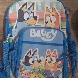 Bluey Kids Backpack with Lunch Tote