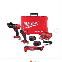 Brand new M18 FUEL 18-V Lithium-Ion Brushless Cordless Hammer Drill and Impact Driver Combo Kit (2-Tool) with Multi-Tool