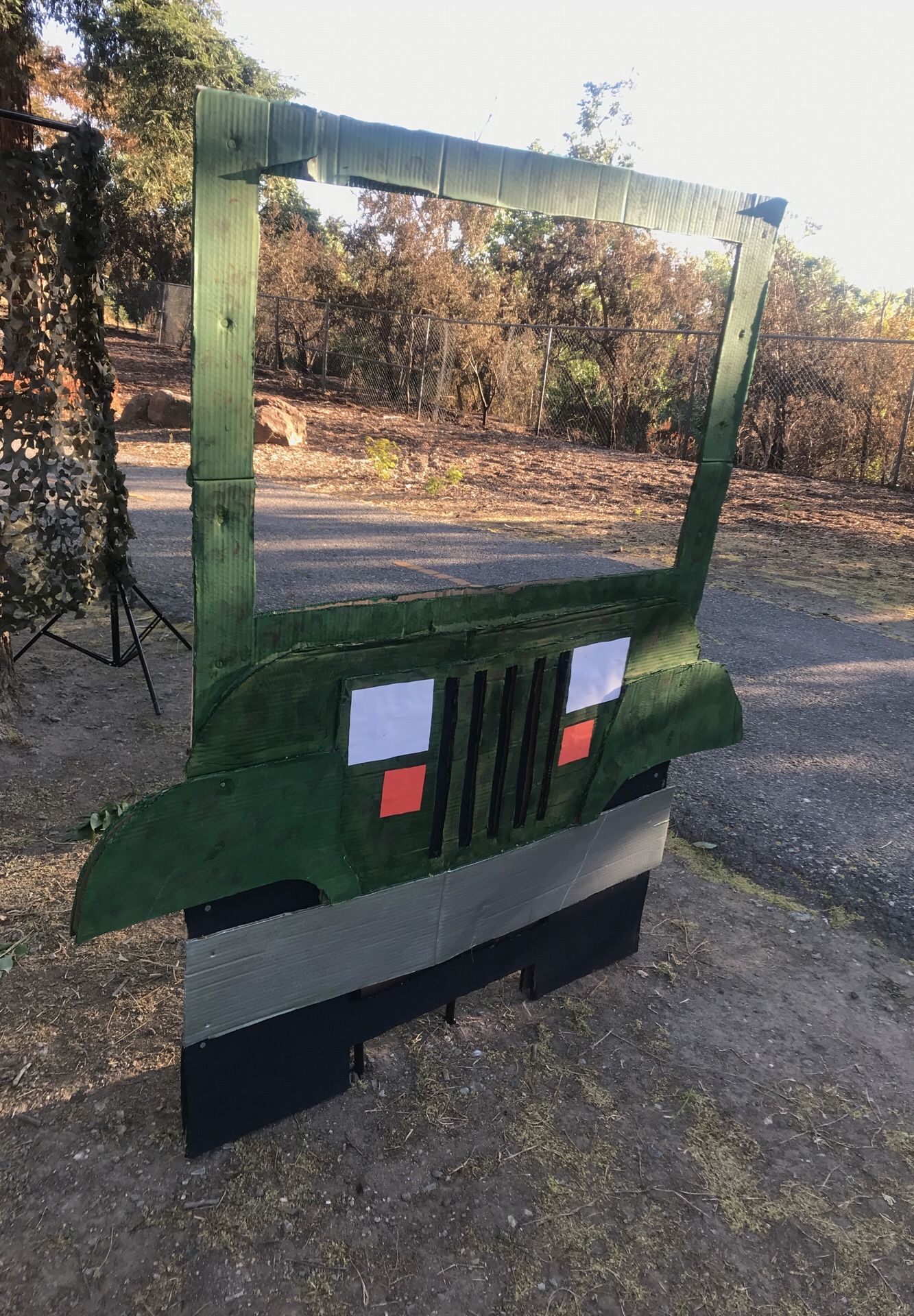 Cardboard Jeep for photo booth for Sale in San Jose, CA OfferUp