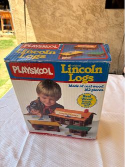 Lincoln logs by playschool 1986