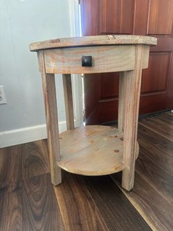Rustic side table