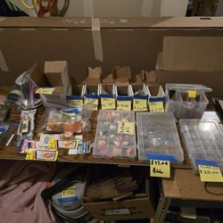 Huge Lot Of Fishing Gear With Reel