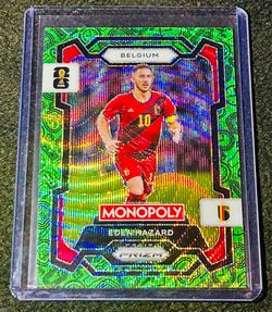 Eden Hazard Four Corners Green Wave Holo Prizm FIFA 2026