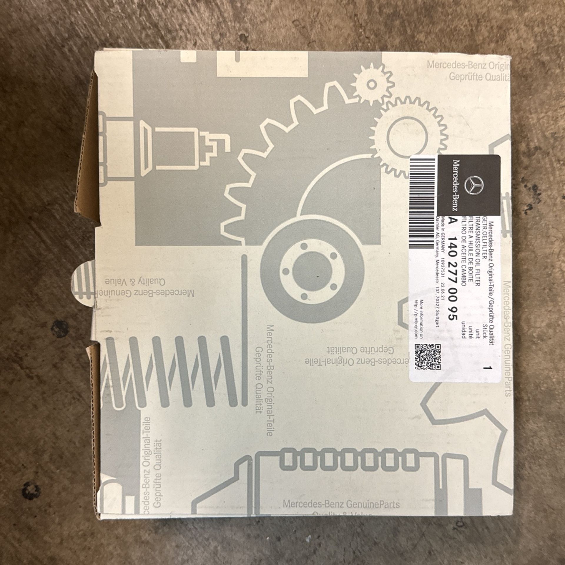 Genuine Mercedes Benz Transmission Filter 