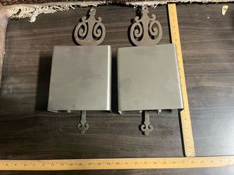 Pair Of Art Deco Two Light Wall Sconces