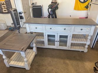 Tv stand and end table