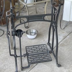 Cast Iron Sewing Machine Base. 