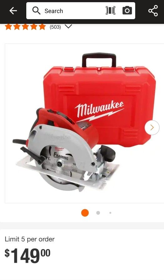 Milwaukee Circular Saw