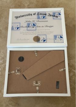 5 White Americanflat Picture Frames – New in Box