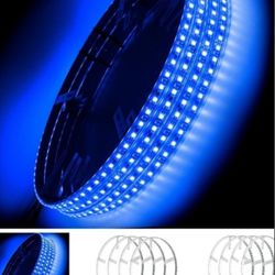 Oracle Lighting 4215-002 blue LED Illuminated Wheel Rings