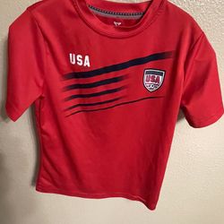 USA soccer jersey ( kids size small ) $10