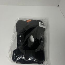 Hinged Knee Brace, Adjustable Knee Support Wrap for Men&Women Large