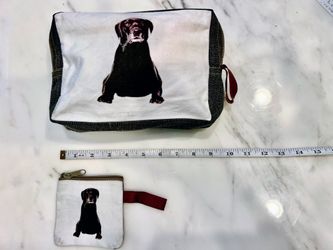 Black Lab And Coin Purse