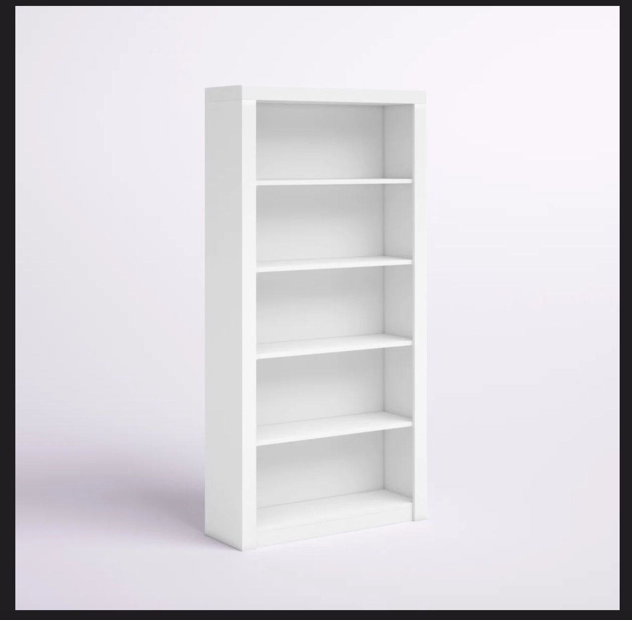 White Bookshelf