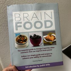 ***PENDING Brain food hardcover cookbook