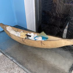 Boho Boat Table Center Piece 