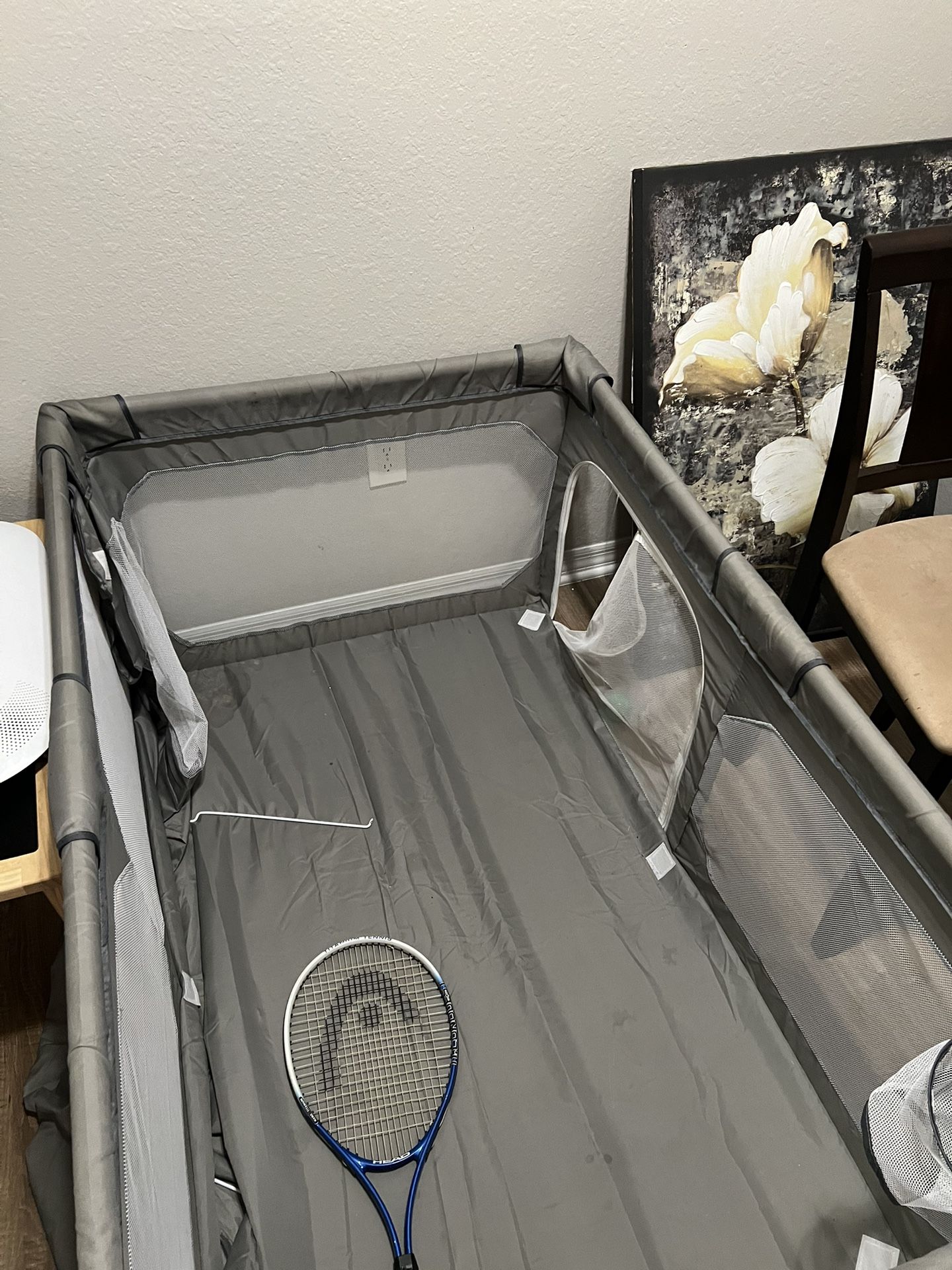 Baby Mamaroo Swing And Big Area Playpen For Kids.