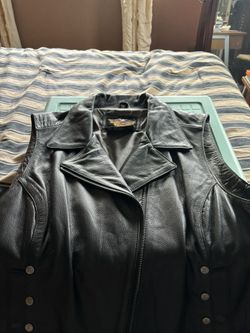 Item#18 H-D Leather Vest