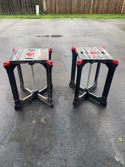 Folding Plastic Work Stands