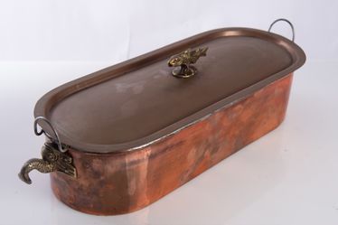 Vintage French Copper Fish Poacher