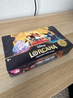 Disney Lorcana first chapter booster box