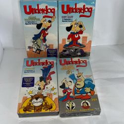 New Collectible Vintage Underdog Video Collection (VHS)$20 For The Lot Bundle 