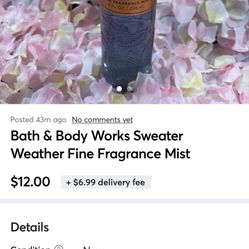 Bath And Bodyworks Mist 