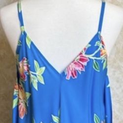 Tommy Bahama Blue Floral Maxi Dress