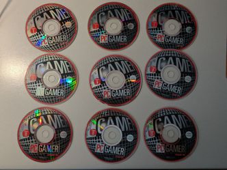 Vintage PC GAMER 1995 Demo discs - set of 9