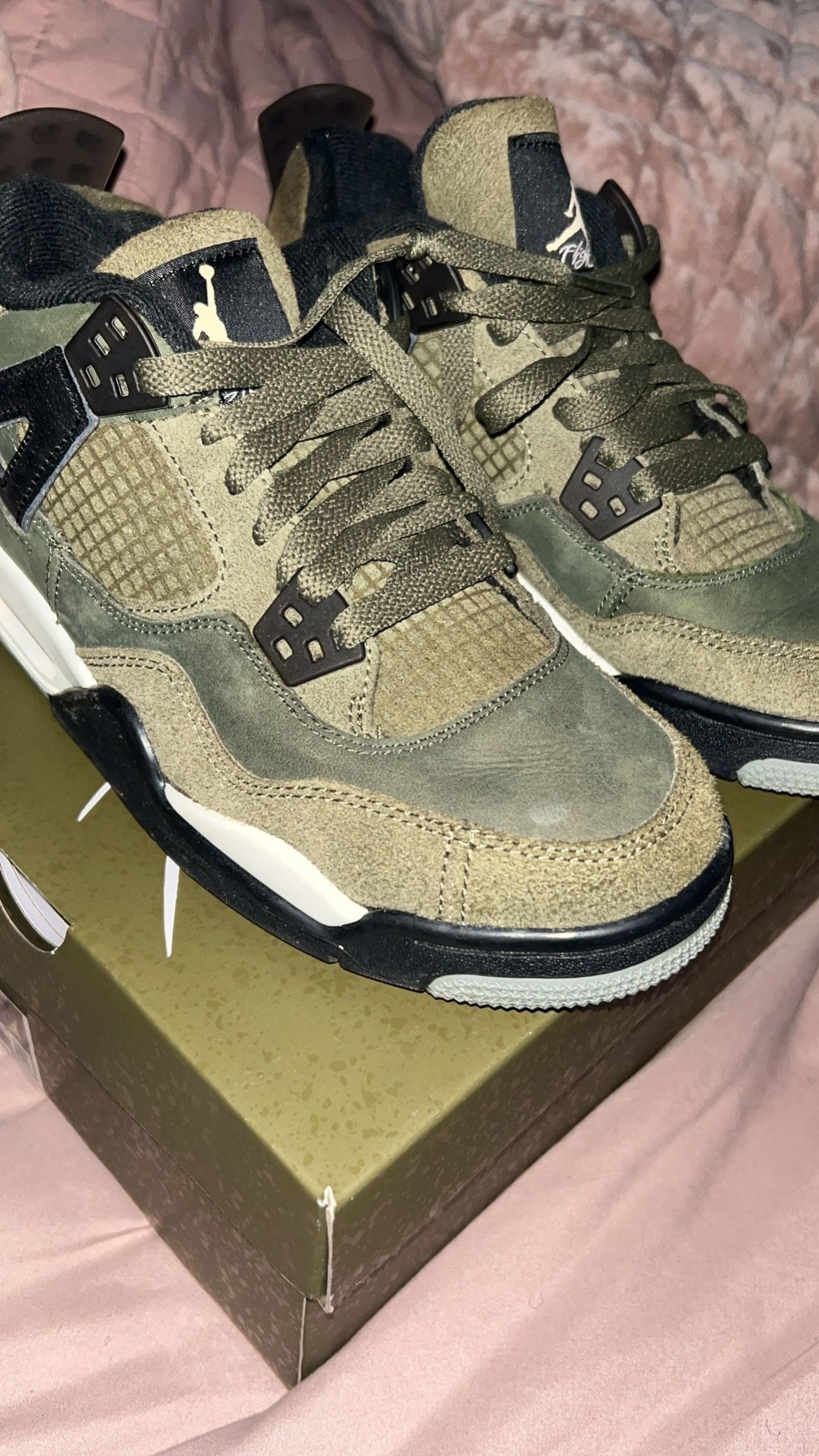 Military green - jordan 4 retros
