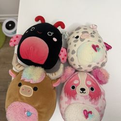 4 Small Squishmallows PERFECT GIFT 