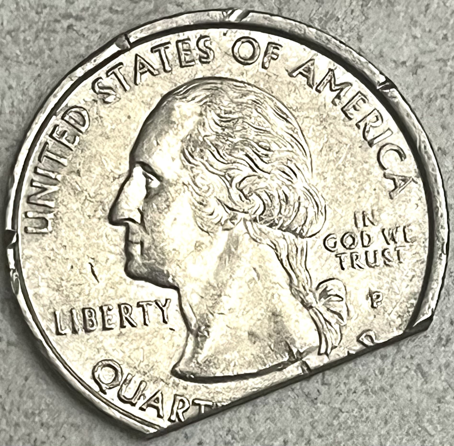 ERROR! 1999 Washington Quarter - Clip