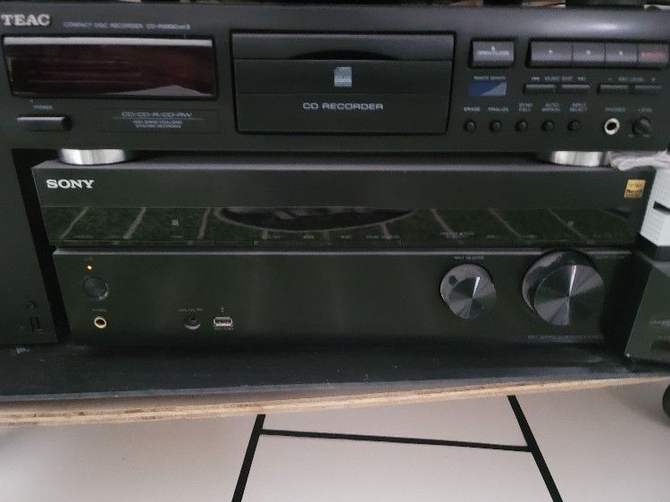 Tape Deck And Sony Receiver
