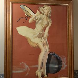 Framed Pinup Print 