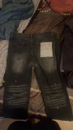 Purple jeans