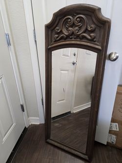 Vintage Spanish Mediterranean Dressing Mirror 52"