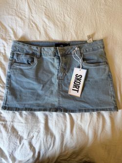 Denim Skort