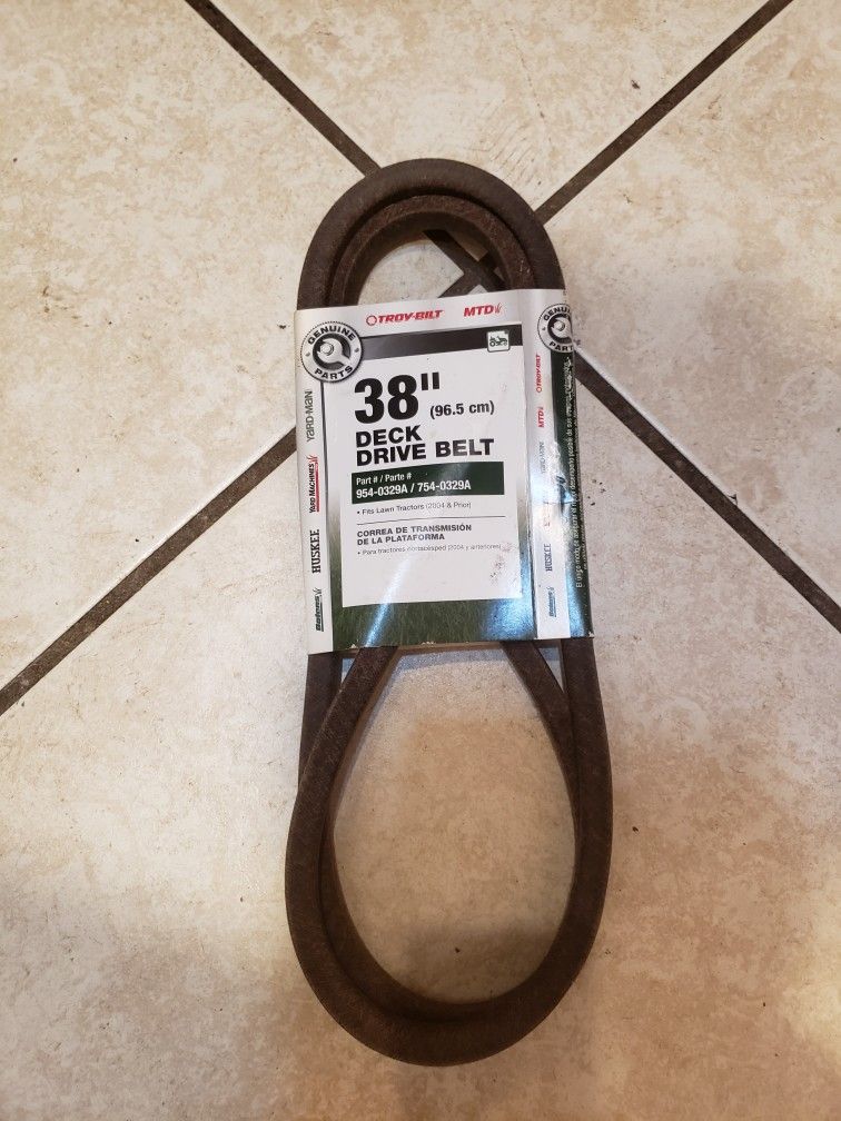 38 Inch Deck Belt Riding Mower