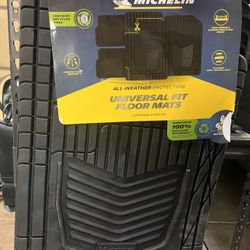4 Piece Michelin Car/Truck Rubber Floor Mat  