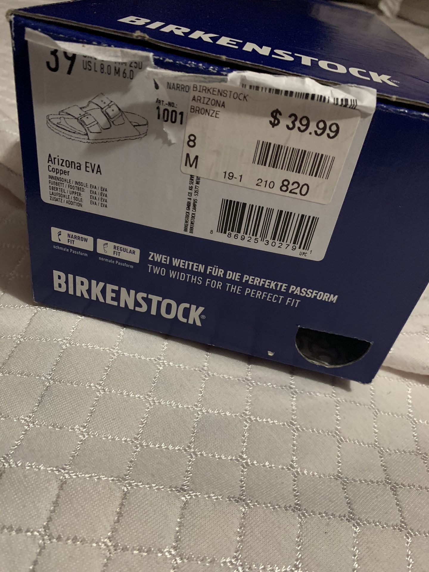 Birkenstock “Arizona” women’s size 8