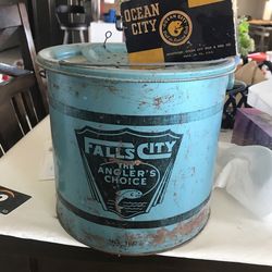 Antique Vintage Minnow  Bucket Pail