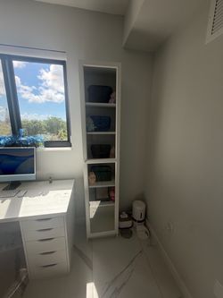Set of 2 ikea billy cabinets