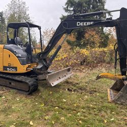John Deere 50G Excavator. 