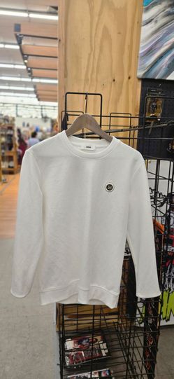Balmain White Crewneck Sweatshirt
