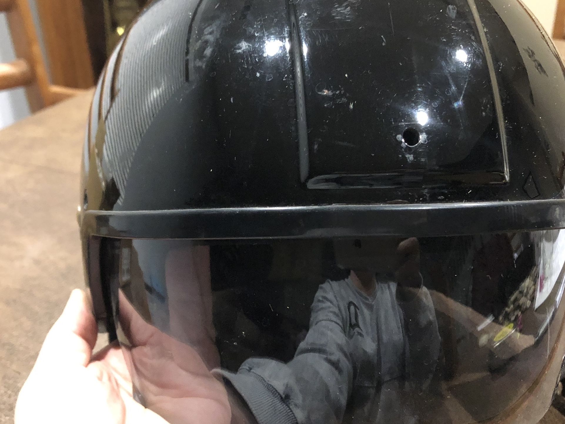 Harley Davidson 1/2 Men's Motorcycle Helmet Size Large